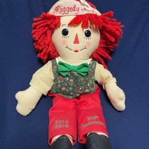 Raggedy Andy Doll Stuffed Movable Legs 100th Anniversary Embroidered 1915-2015